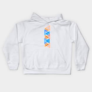 Abstract Triangle Pattern Kids Hoodie